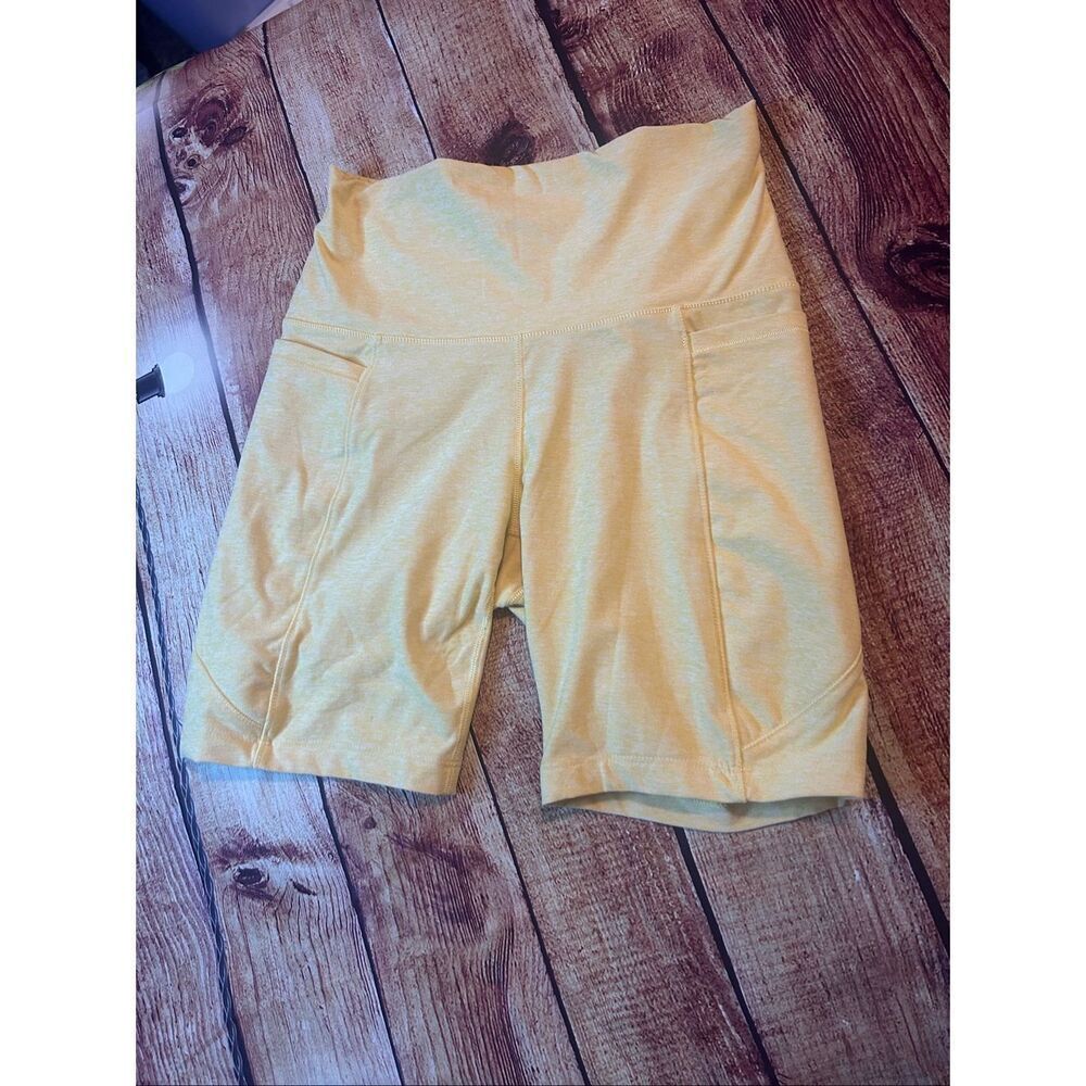 Calia Yellow Bike Short Size S